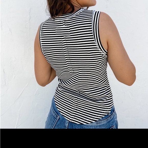 Bianca Ribbed Stripe Tank - 3 color options - Picture 7 of 9